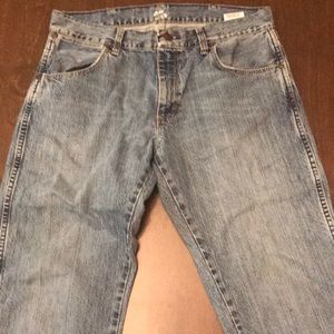 Wrangler slim boot cut blue jeans